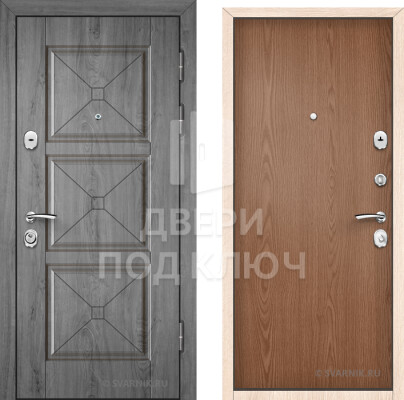 Входная металлическая вторая дверь на дачу ДПК-2548