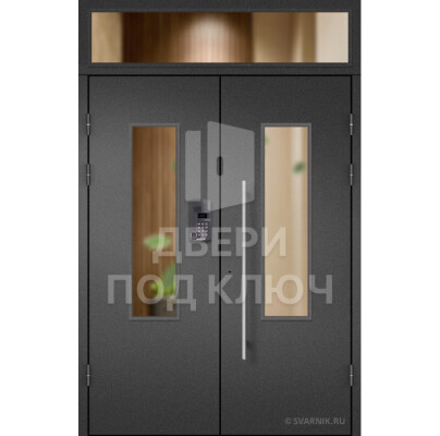 Металлическая дверь с верхней фрамугой ДПК-13885